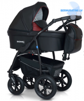Verdi sonic plus 03 melna bērnu rati 